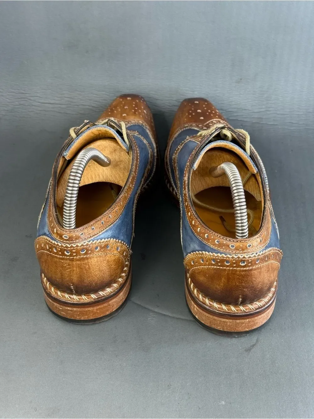 Jose Real two-tone leather handcrafted Oxford shoes men’s size 8 (41)